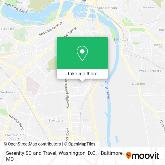 Serenity SC and Travel map