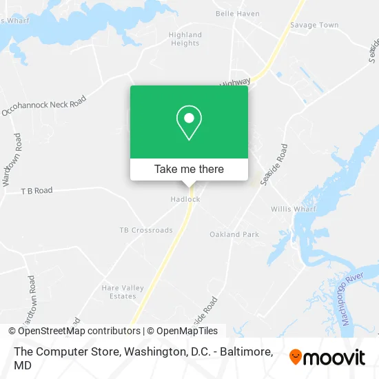 The Computer Store map