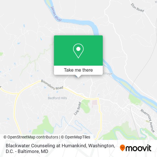 Mapa de Blackwater Counseling at Humankind