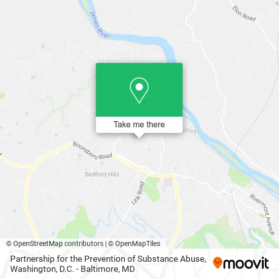 Partnership for the Prevention of Substance Abuse map