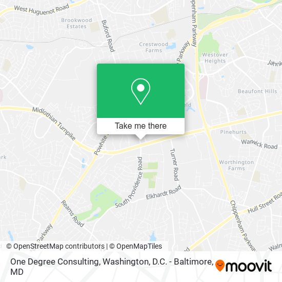 Mapa de One Degree Consulting