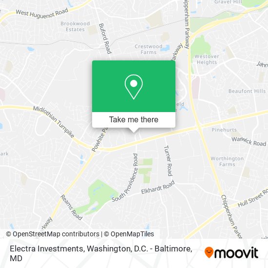 Electra Investments map