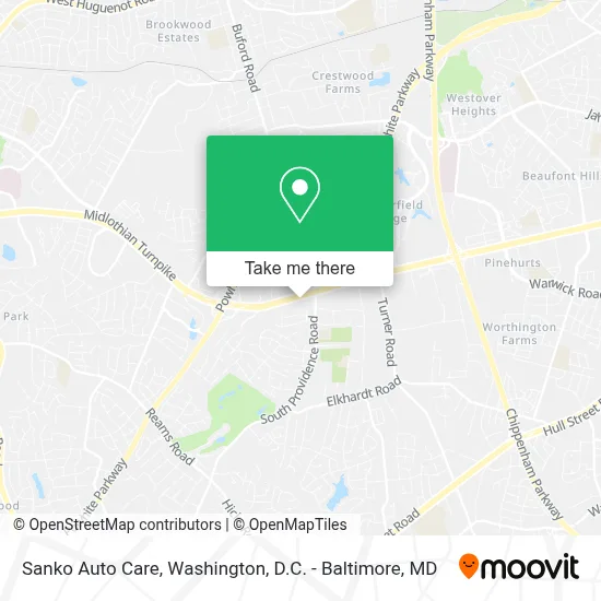 Sanko Auto Care map