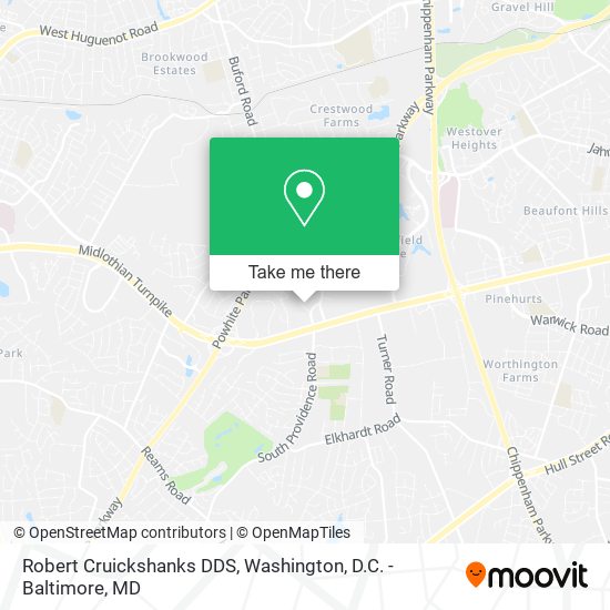 Robert Cruickshanks DDS map