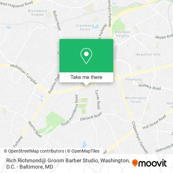 Mapa de Rich Richmond@ Groom Barber Studio