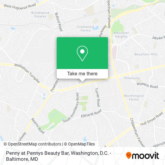 Penny at Pennys Beauty Bar map