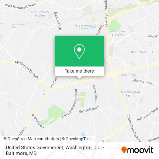 United States Government map