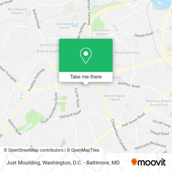 Just Moulding map
