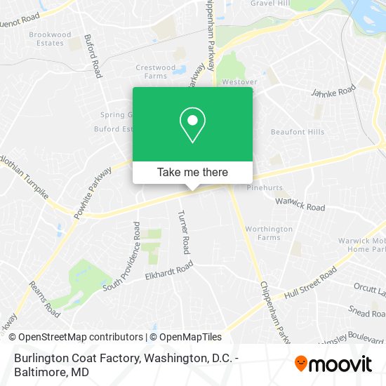 ¿Cómo llegar a Burlington Coat Factory en Chesterfield County en ...