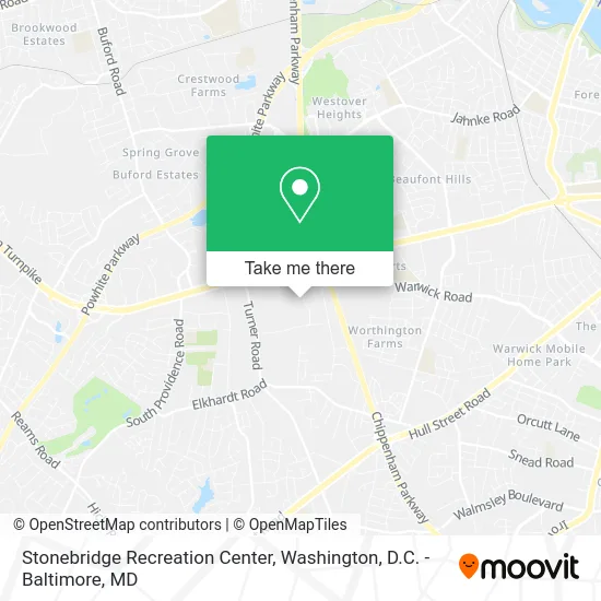 Stonebridge Recreation Center map