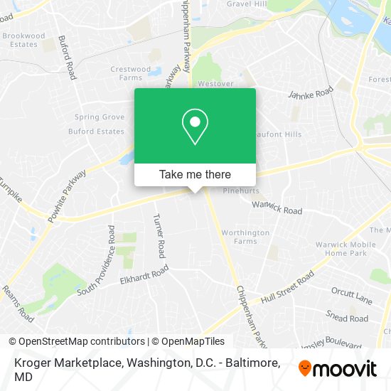 Kroger Marketplace map