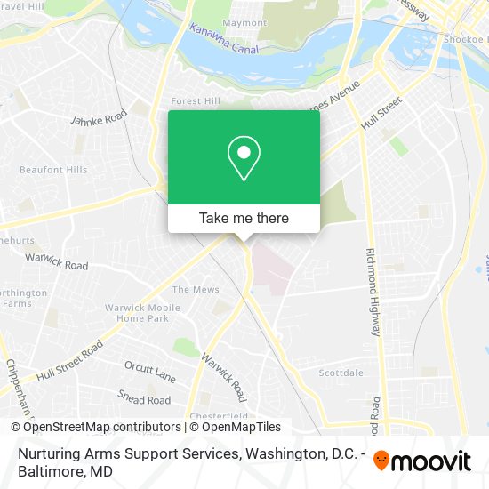 Nurturing Arms Support Services map