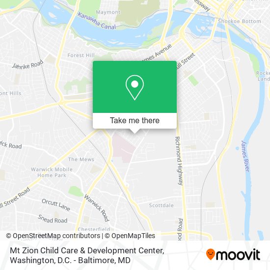 Mapa de Mt Zion Child Care & Development Center