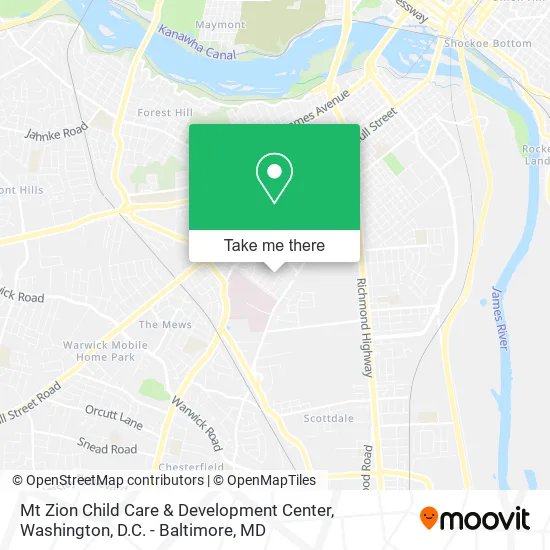 Mt Zion Child Care & Development Center map