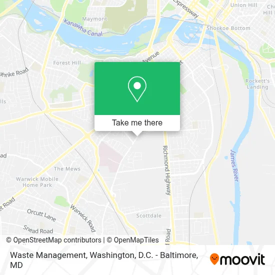 Waste Management map