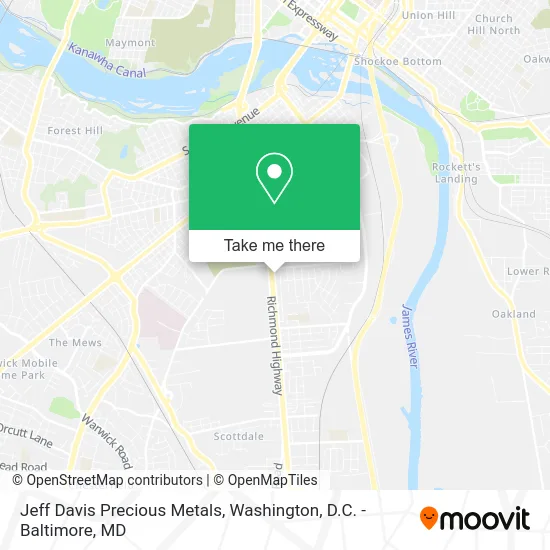 Jeff Davis Precious Metals map