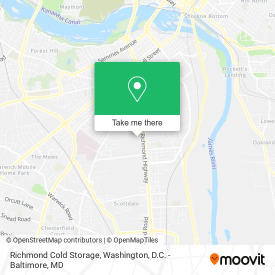 Richmond Cold Storage map