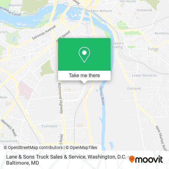 Lane & Sons Truck Sales & Service map