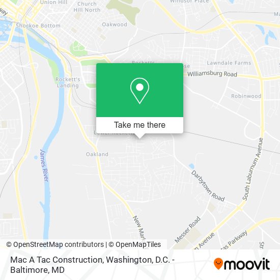 Mac A Tac Construction map