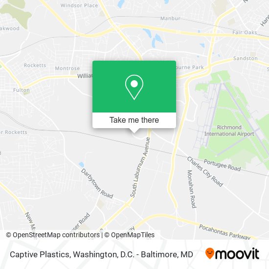 Mapa de Captive Plastics