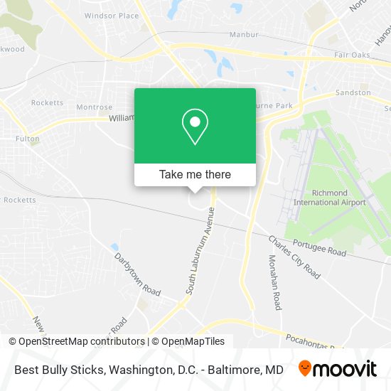 Mapa de Best Bully Sticks