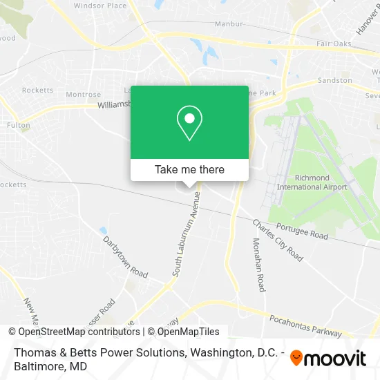 Thomas & Betts Power Solutions map