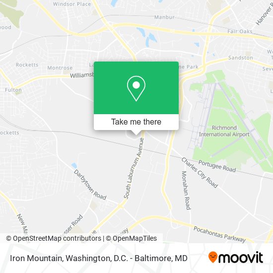 Iron Mountain map