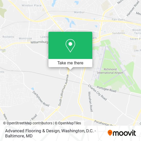 Advanced Flooring & Design map