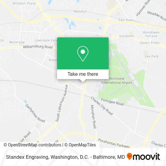 Standex Engraving map