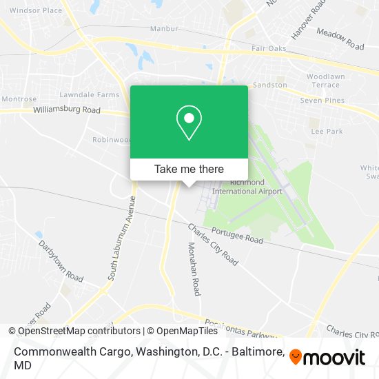 Mapa de Commonwealth Cargo