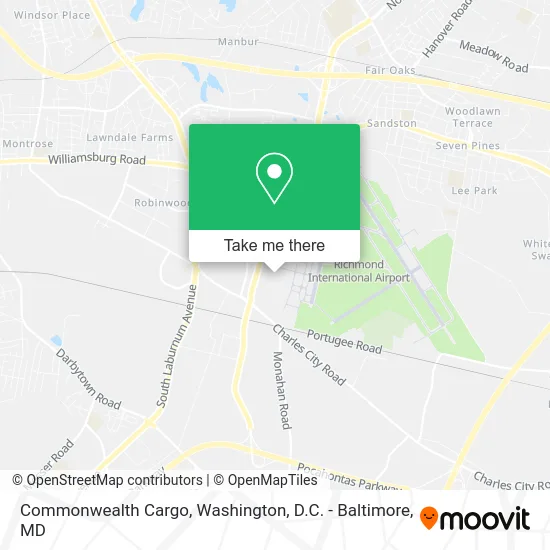 Commonwealth Cargo map