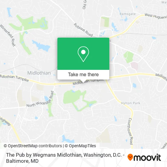 The Pub by Wegmans Midlothian map