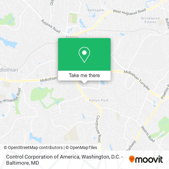 Control Corporation of America map