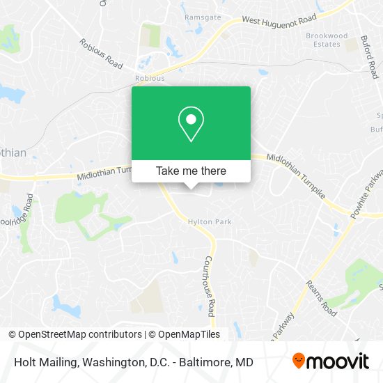 Holt Mailing map