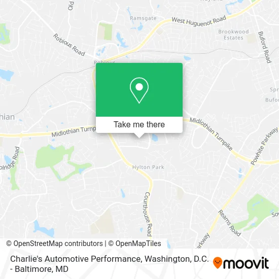 Charlie's Automotive Performance map