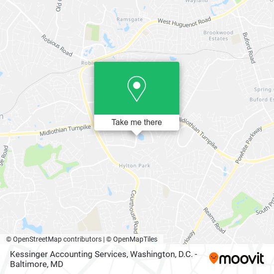 Kessinger Accounting Services map