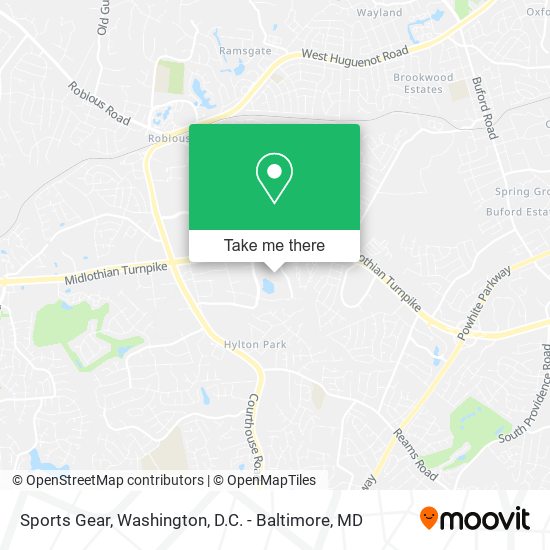 Sports Gear map