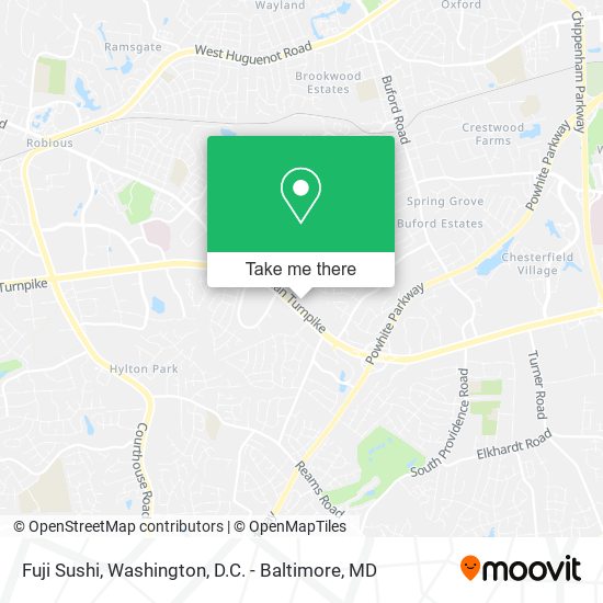 Fuji Sushi map