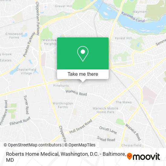 Mapa de Roberts Home Medical