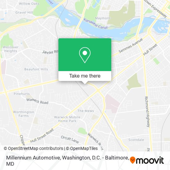 Mapa de Millennium Automotive