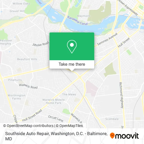Southside Auto Repair map