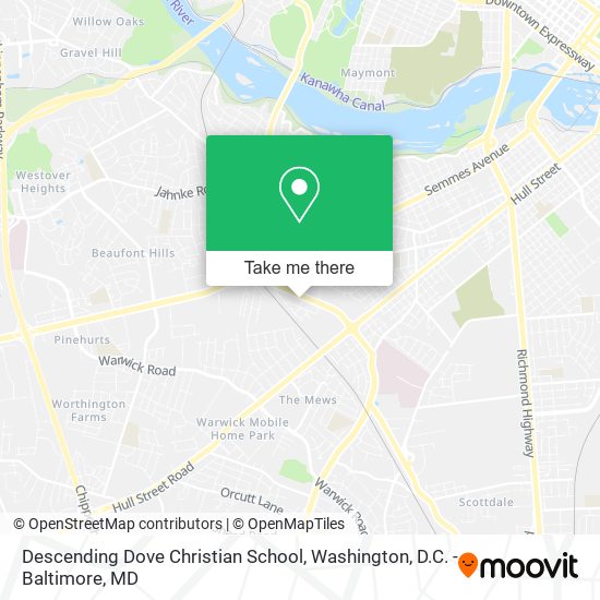 Mapa de Descending Dove Christian School