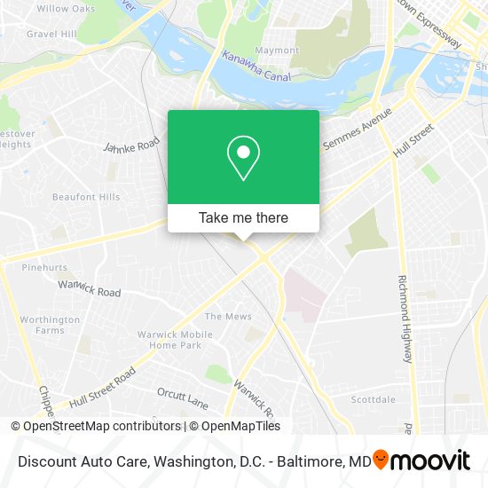Discount Auto Care map