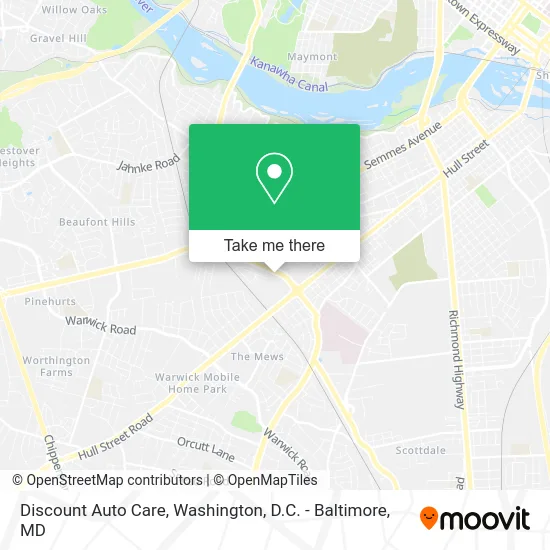 Discount Auto Care map