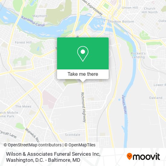 Wilson & Associates Funeral Services Inc map