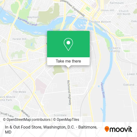 In & Out Food Store map