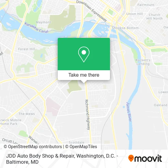 JDD Auto Body Shop & Repair map