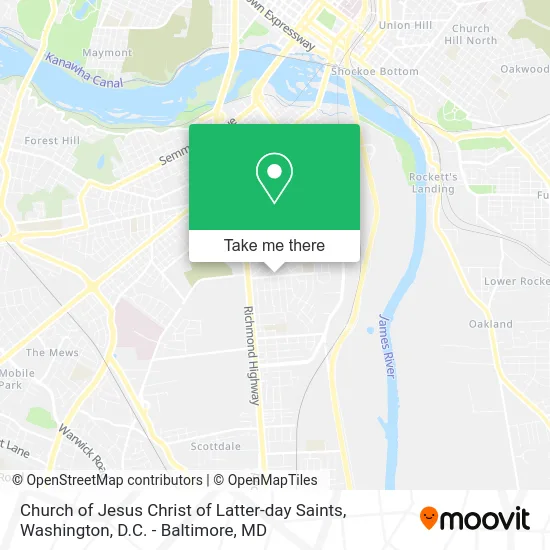 Church of Jesus Christ of Latter-day Saints map