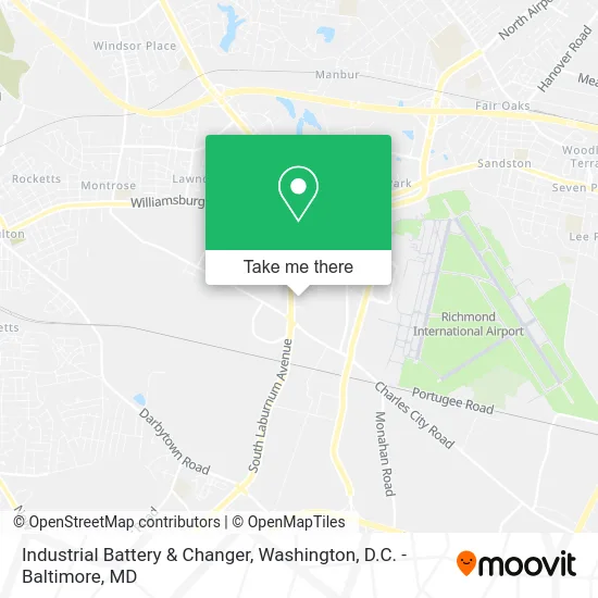 Industrial Battery & Changer map