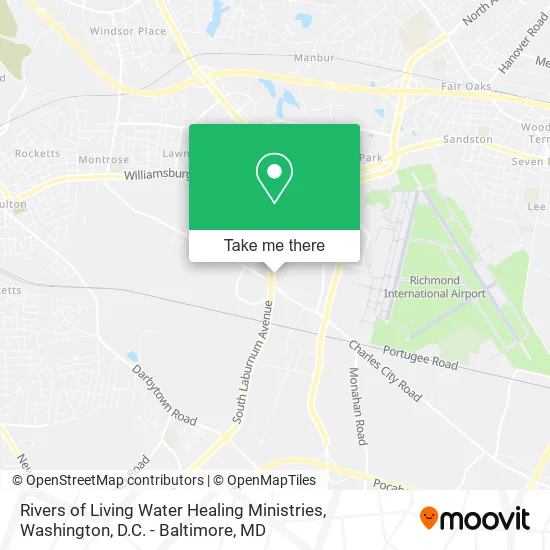 Rivers of Living Water Healing Ministries map